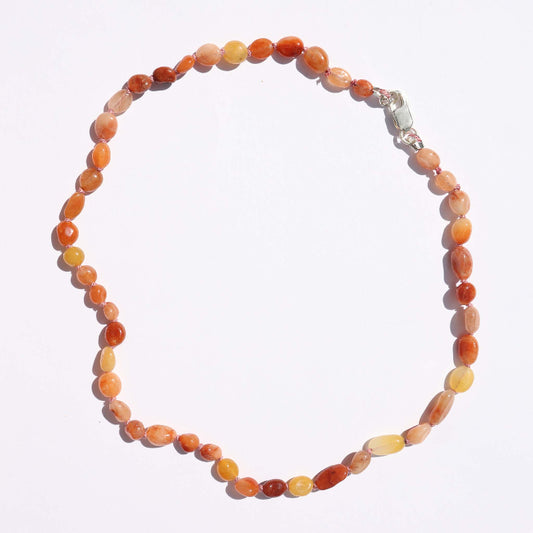 Collar Agata Anaranjado